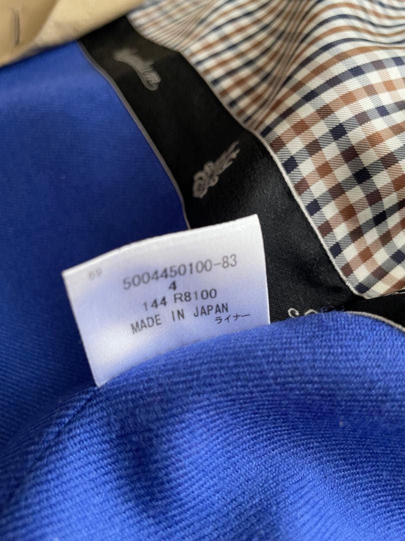 Aquascutum　アクアスキュータム　トレンチコート　ブルーライナー付き