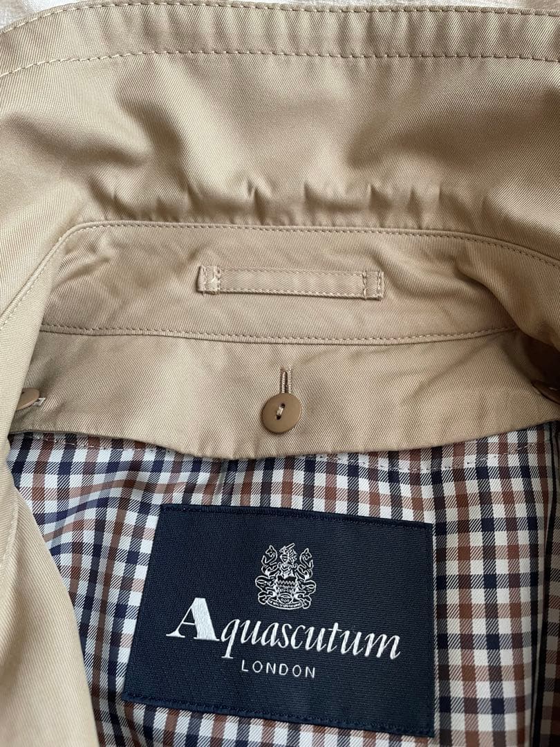 Aquascutum　アクアスキュータム　トレンチコート　ブルーライナー付き