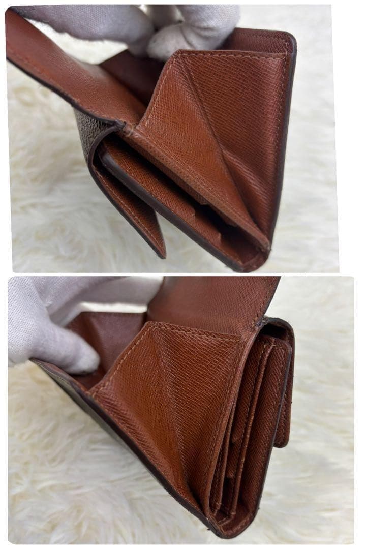 ルイヴィトン モノグラム ポルトモネビエカルトクレディ Wホック財布