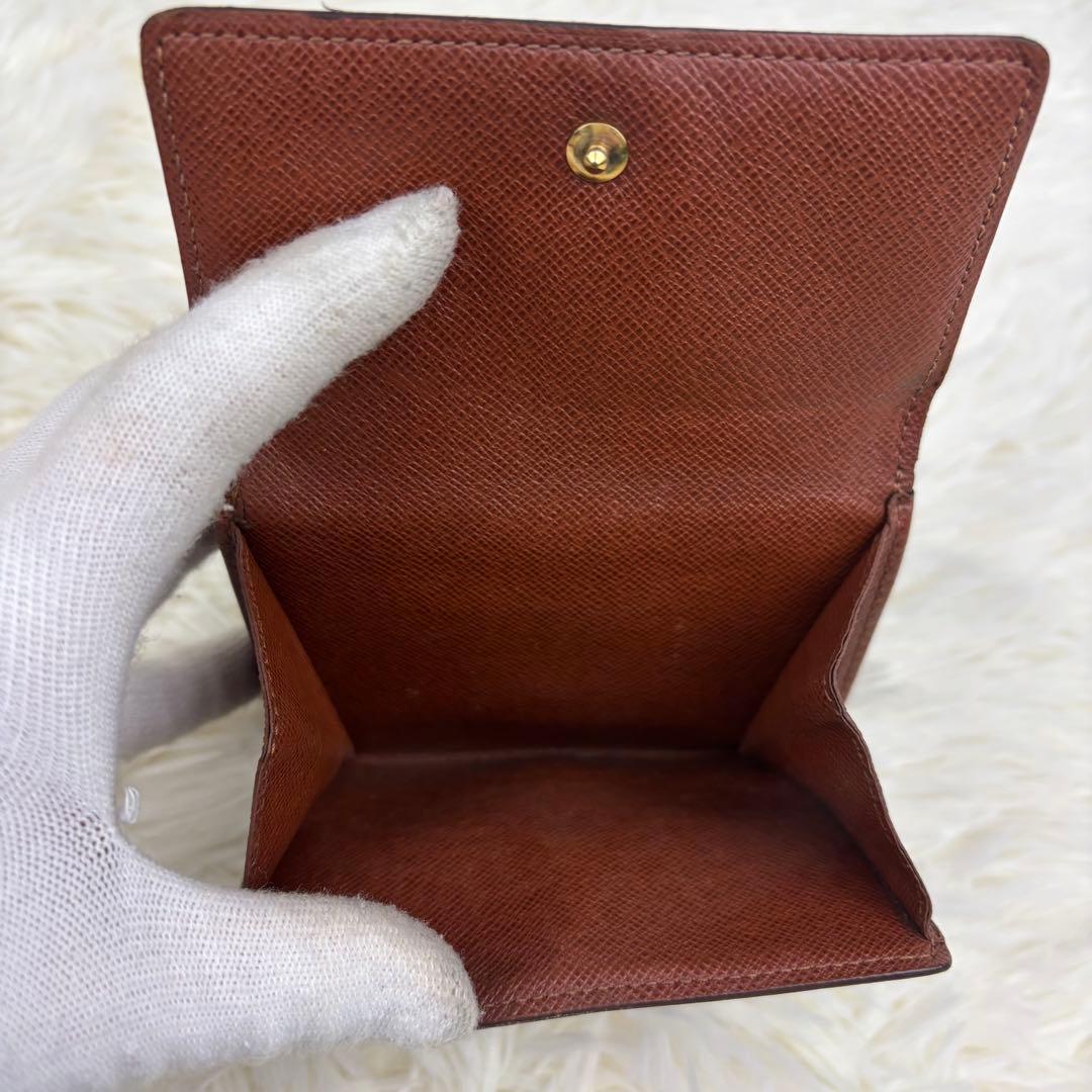 ルイヴィトン モノグラム ポルトモネビエカルトクレディ Wホック財布