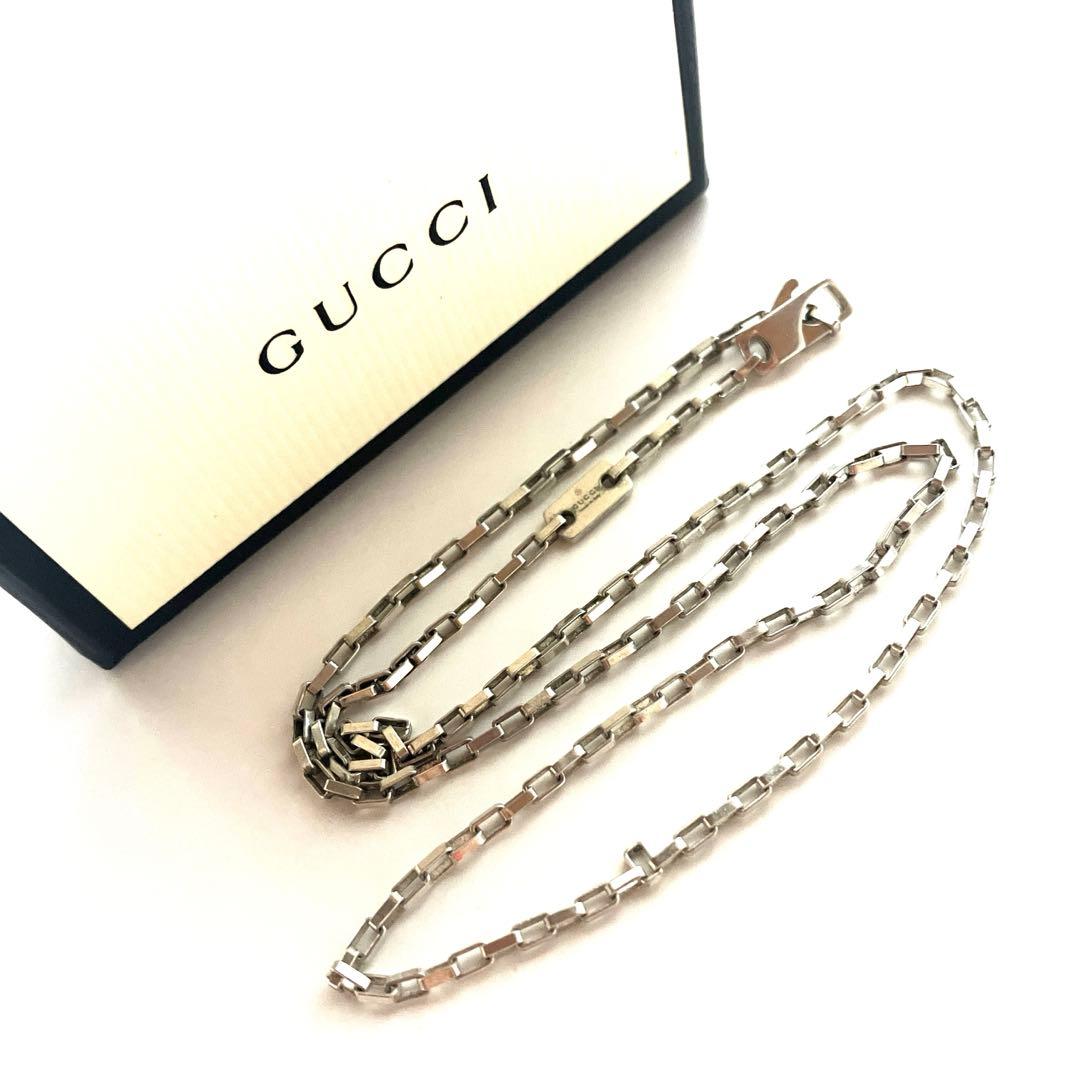【廃盤品】GUCCI グッチ ヴェネチアン シルバー ネックレス