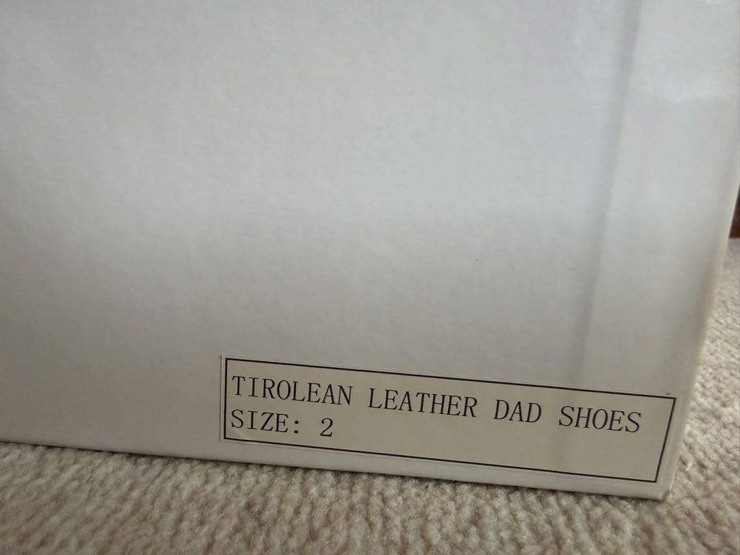 CTHY　TIROLEAN LETHER DAD SHOES　27cm