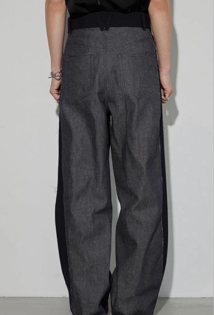 ルシェルブルー　　デニムパンツ　Two Tone Raw Denim Pants