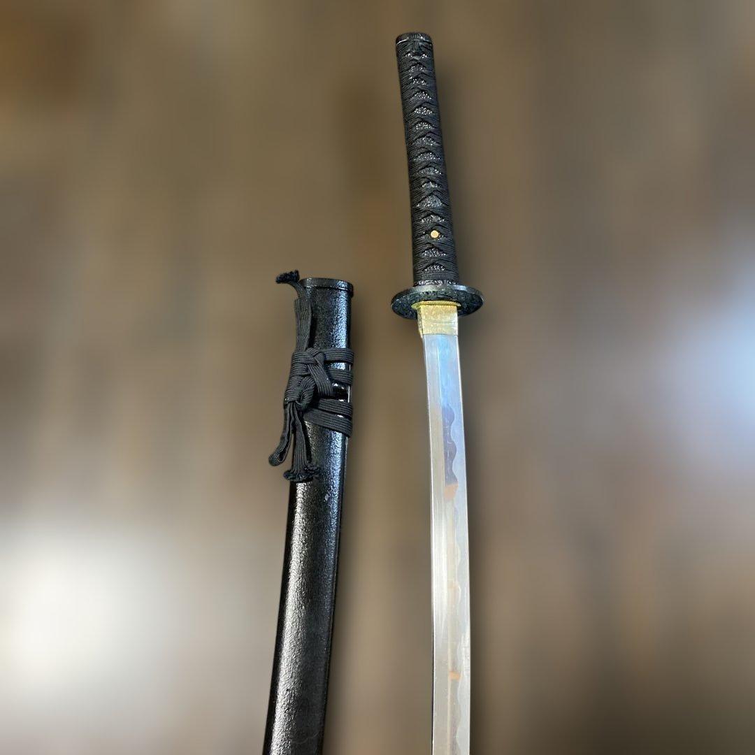 演技演劇•コスプレ用軽量模造刀 黒柄黒鮫皮
