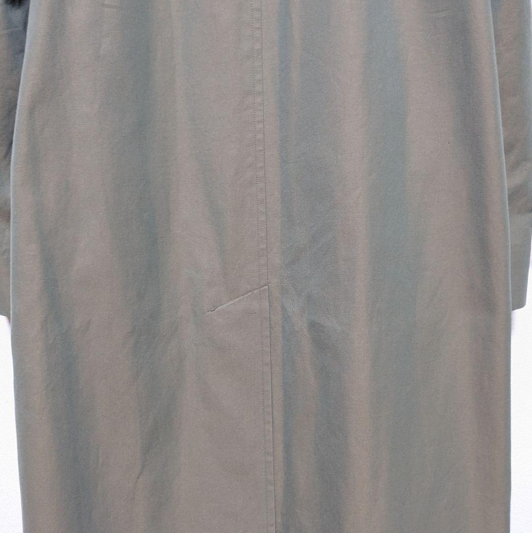 美品 80～90s バーバリー ステンカラーコート レディース 白タグ 玉虫15