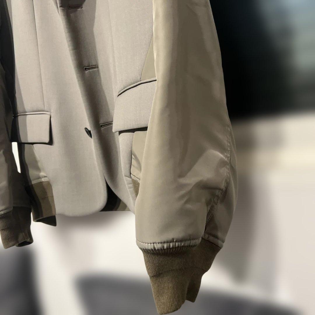 は*う様 sacai 25SS Suiting Bonding Mix Jack