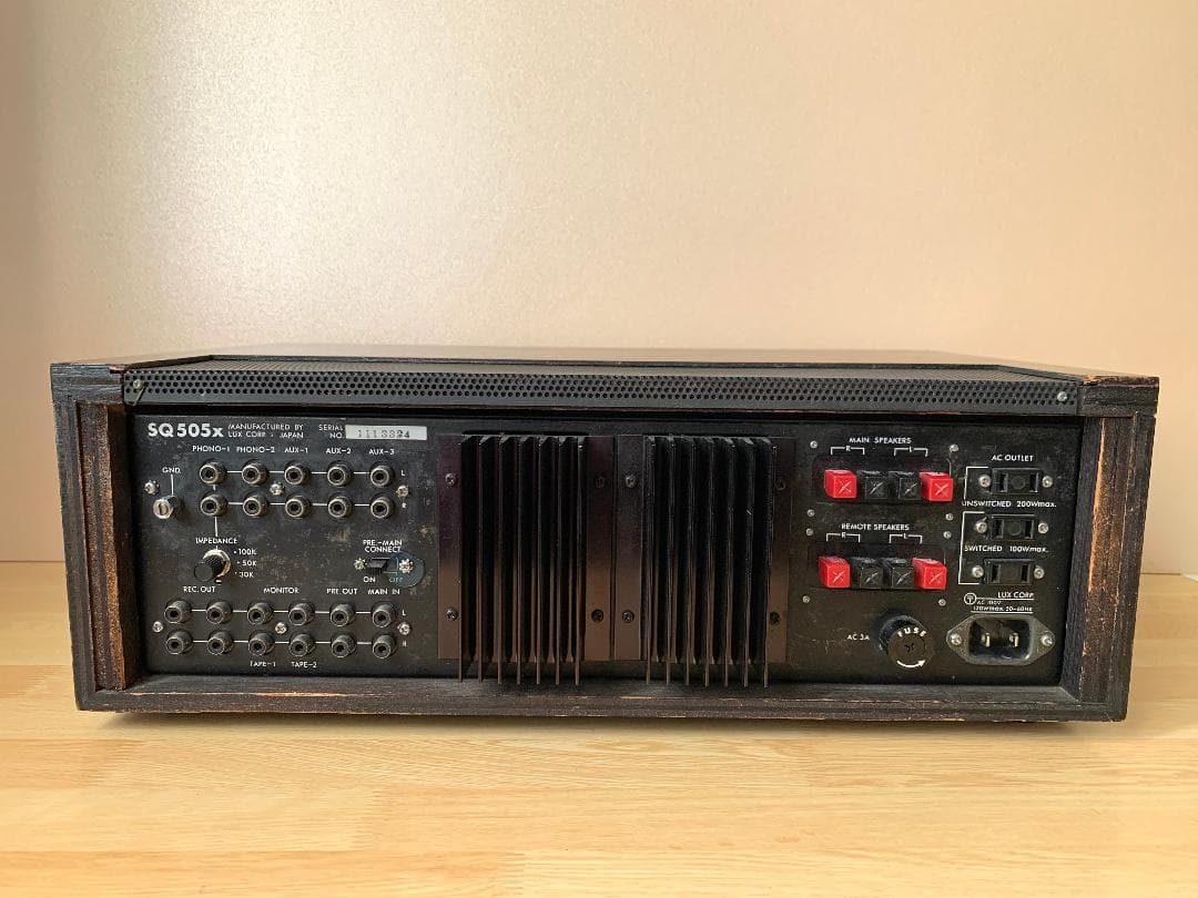 【フルレストア品】LUXMAN ラックスマン プリメインアンプ 505X