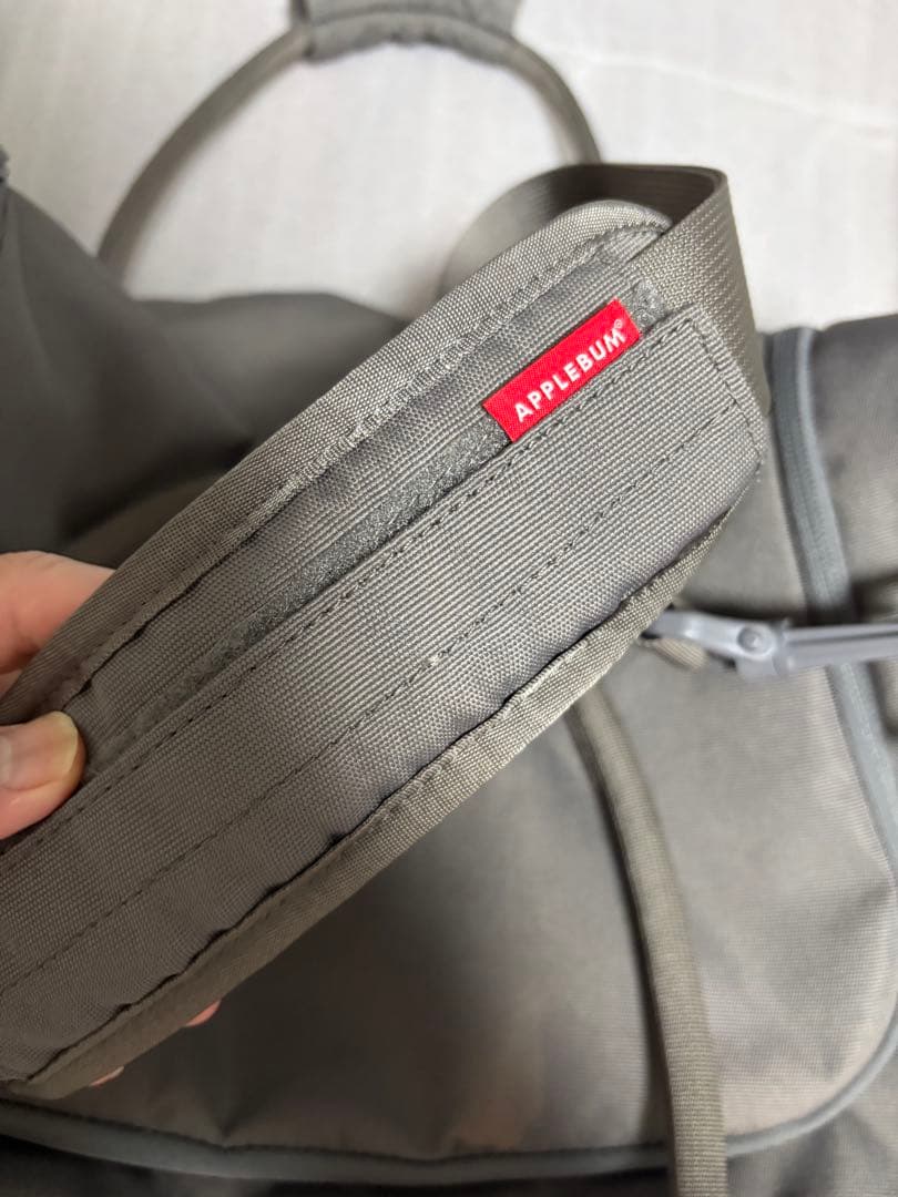 applebum ボストンバッグ　グレー　美品