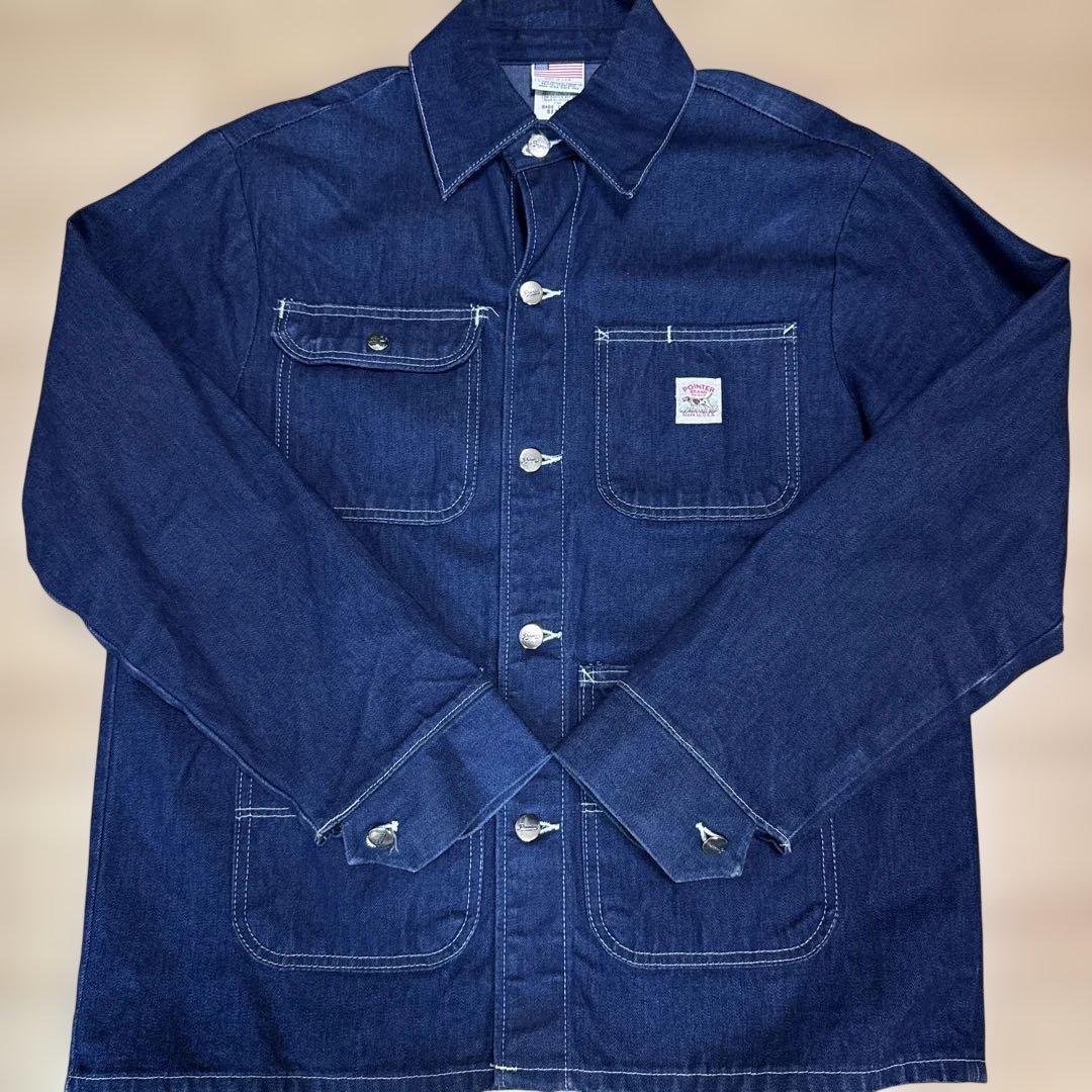 POINTER BRAND インディゴ　カバーオール M