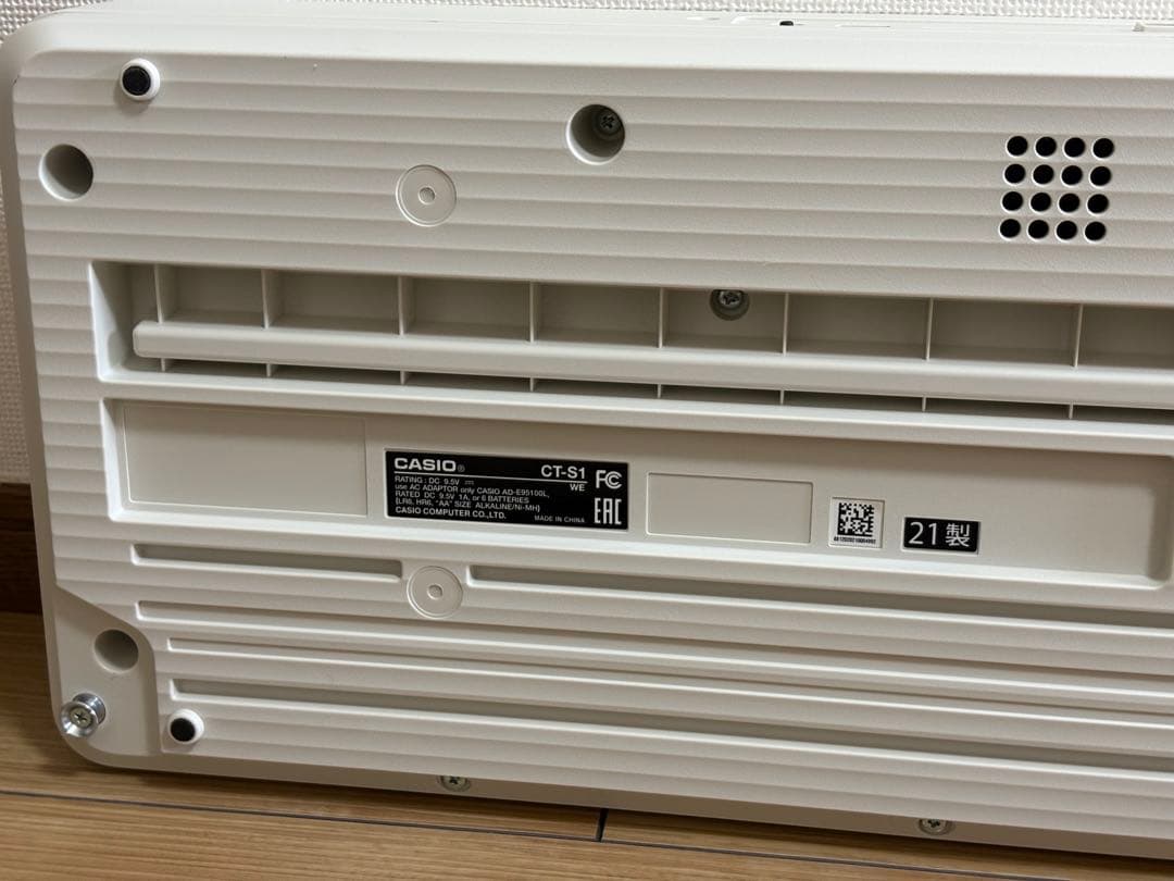 【美品】CASIO カシオトーン CT-S1 WE 21年製 61鍵盤