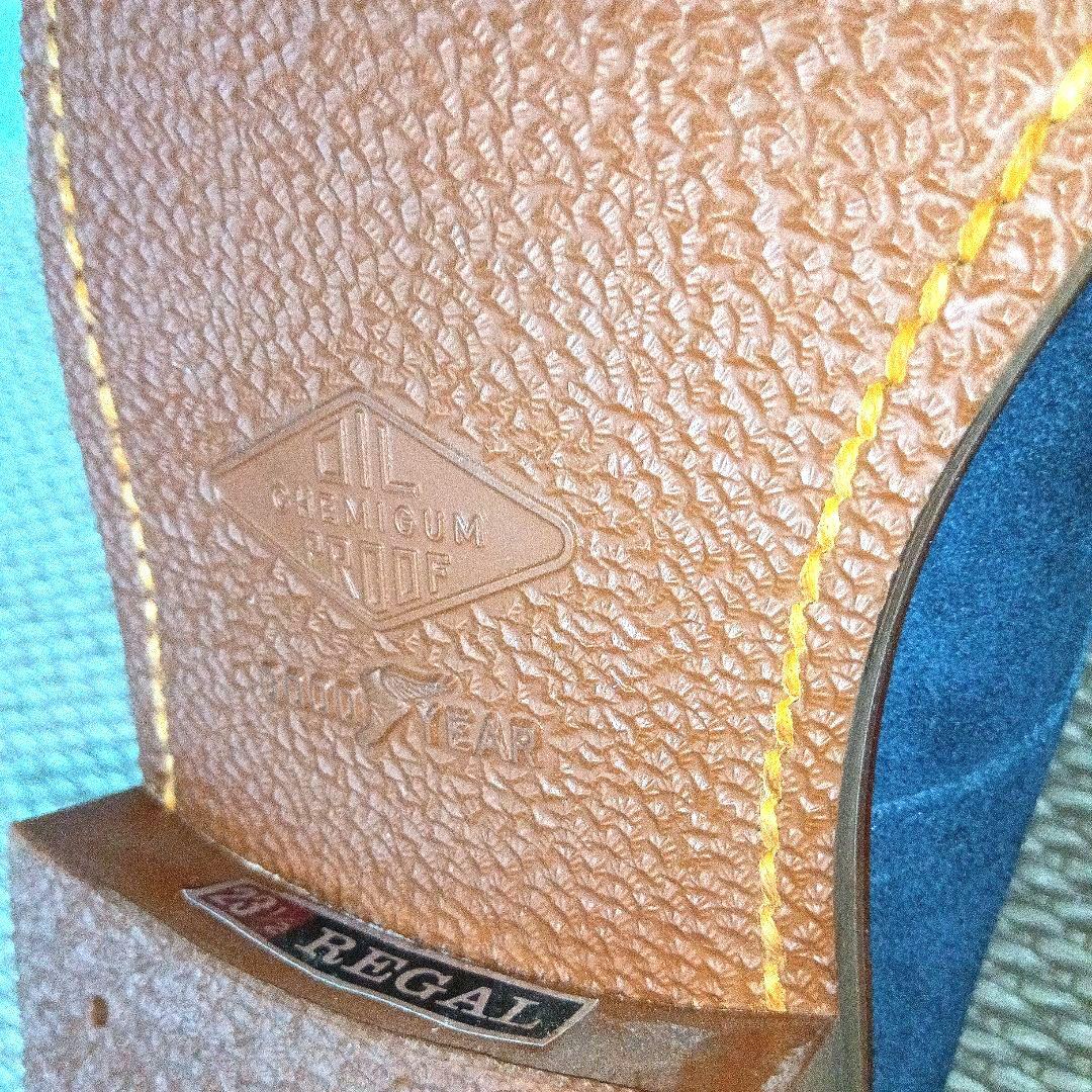 【未使用級】REGAL リーガル スエードレースアップ グッドイヤー23.5紺