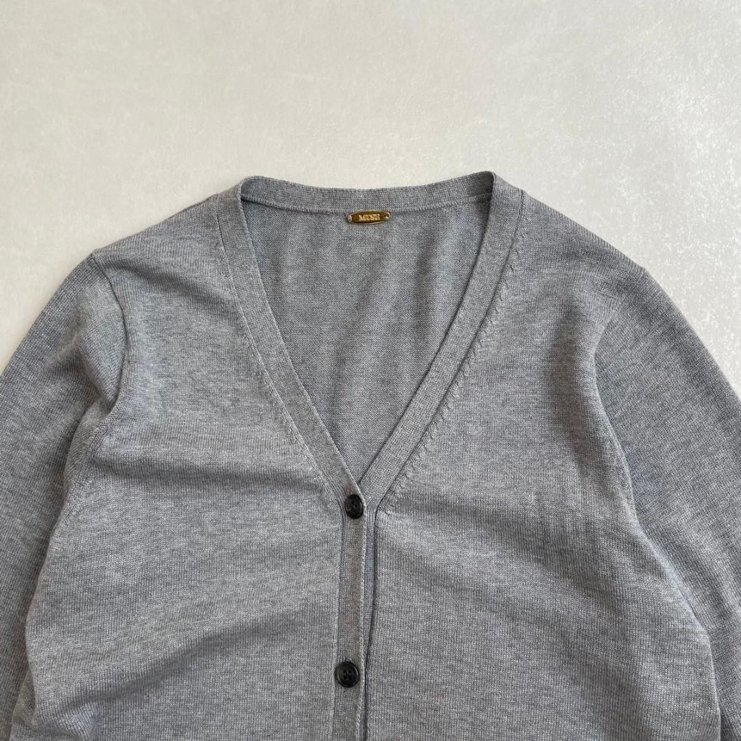 MUSE de Deuxieme Classe シルクコットンニットカーディガン