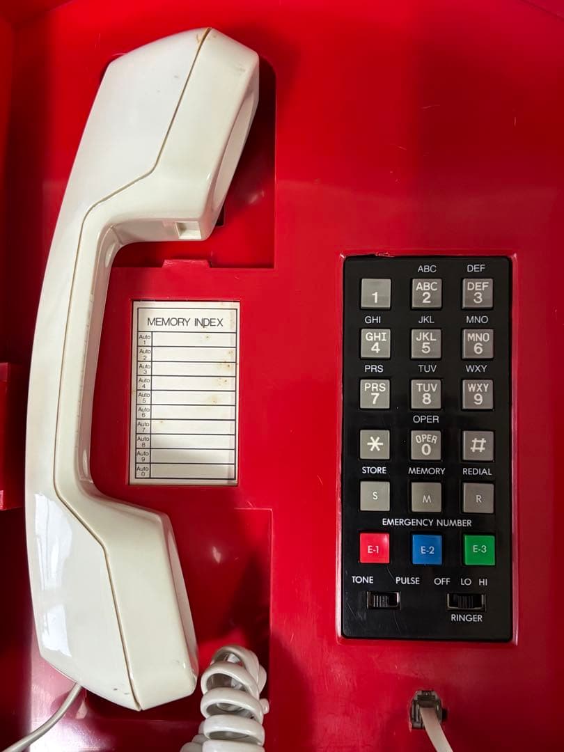 【匿名配送】RANDIX 電話機　アメリカン雑貨　911 ヴィンテージ