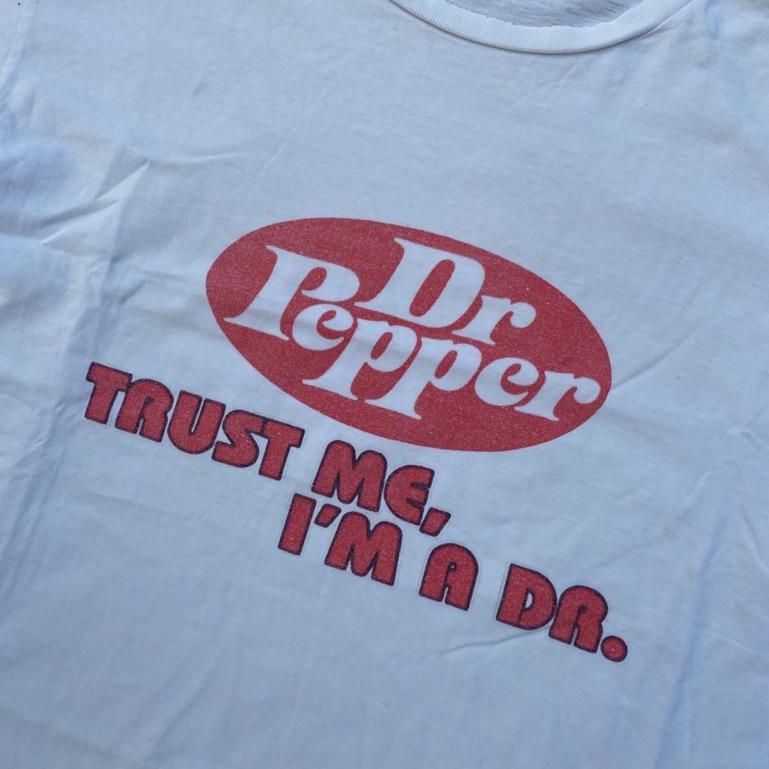 90s DR PEPPER Tシャツ プリント ホワイト