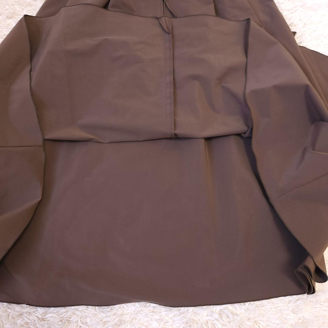 FOXEY NEW YORK　フレアワンピース　リボン　ブラウン系　40