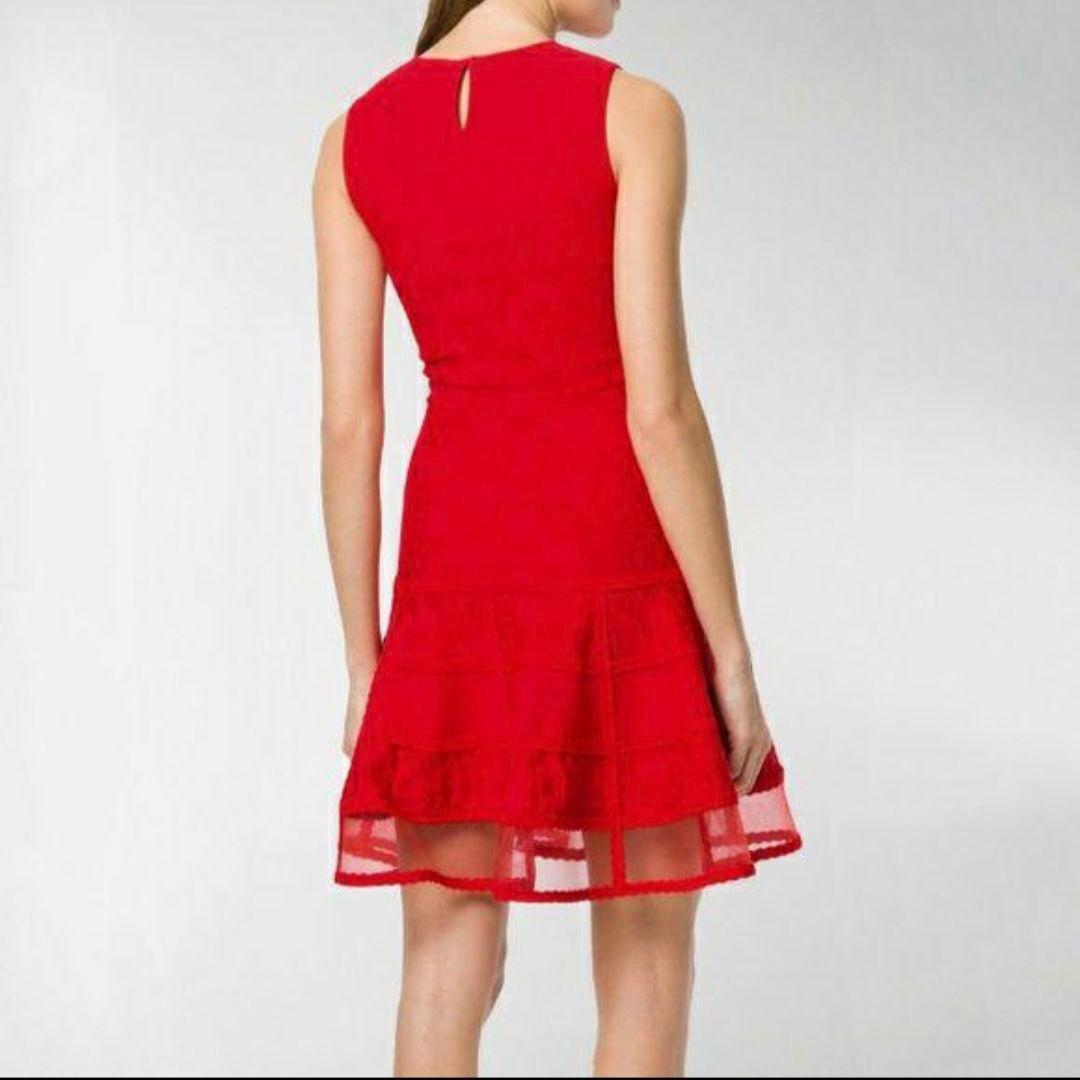 AlexanderMcQueen ニット ワンピース ドレス レッド