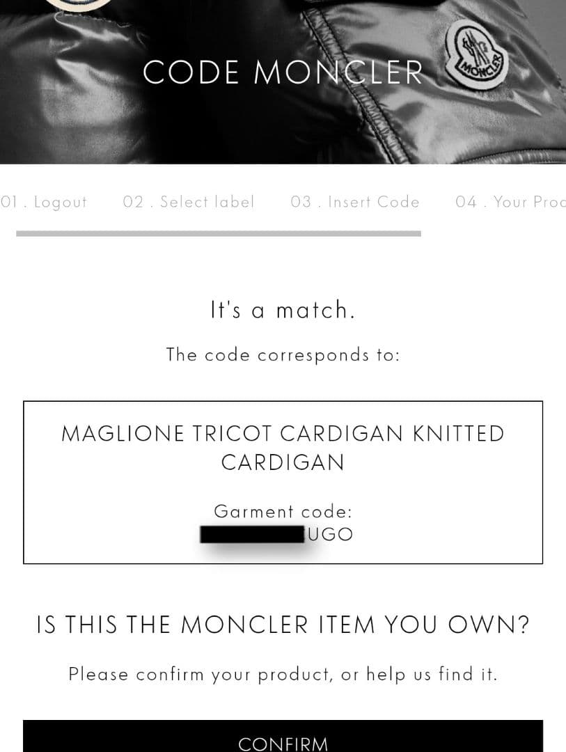 モンクレール Maglione ダウン×ニットカーディガン フリル ネイビー