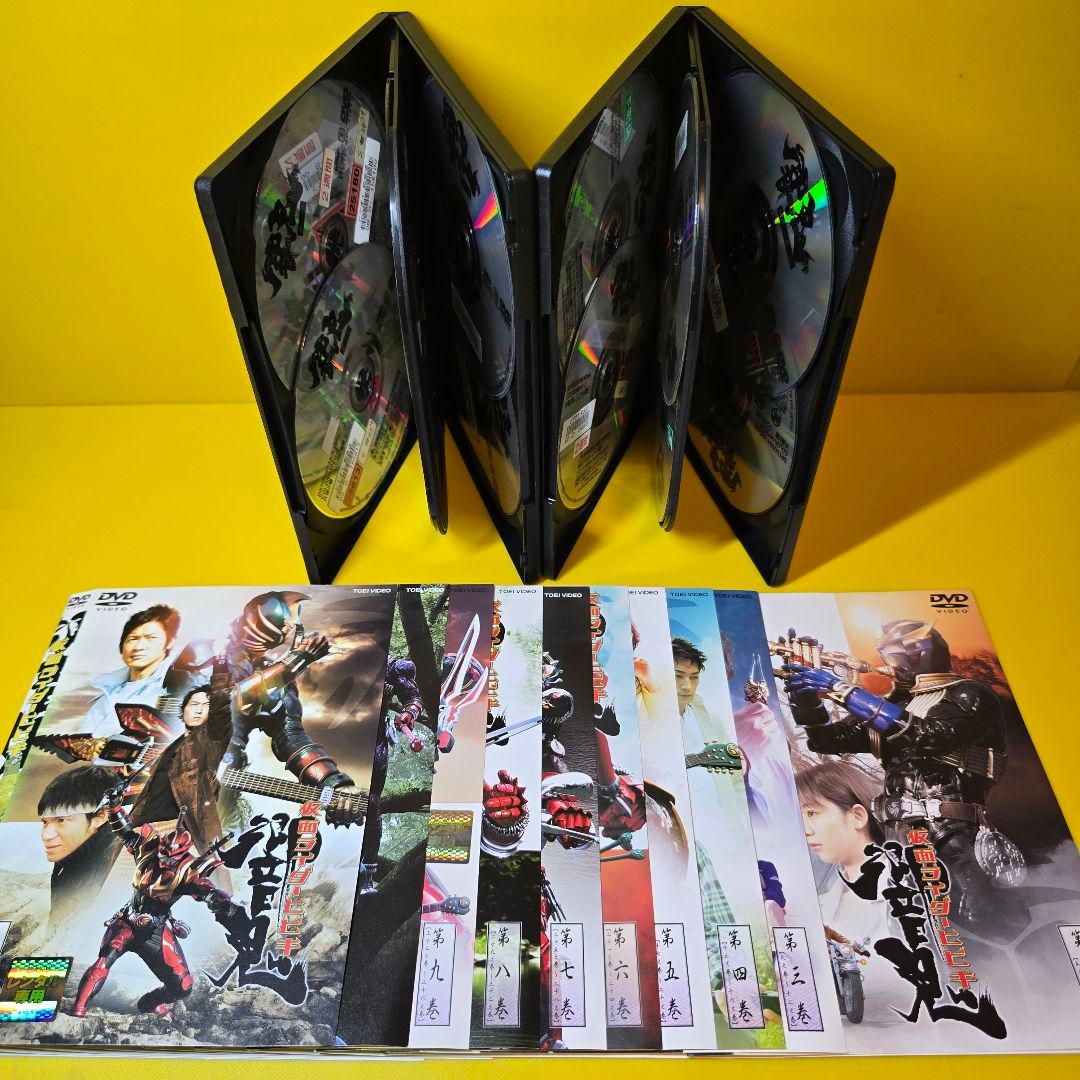 ※新品ケース交換済み「仮面ライダー響鬼(ヒビキ)」DVD全12巻セット