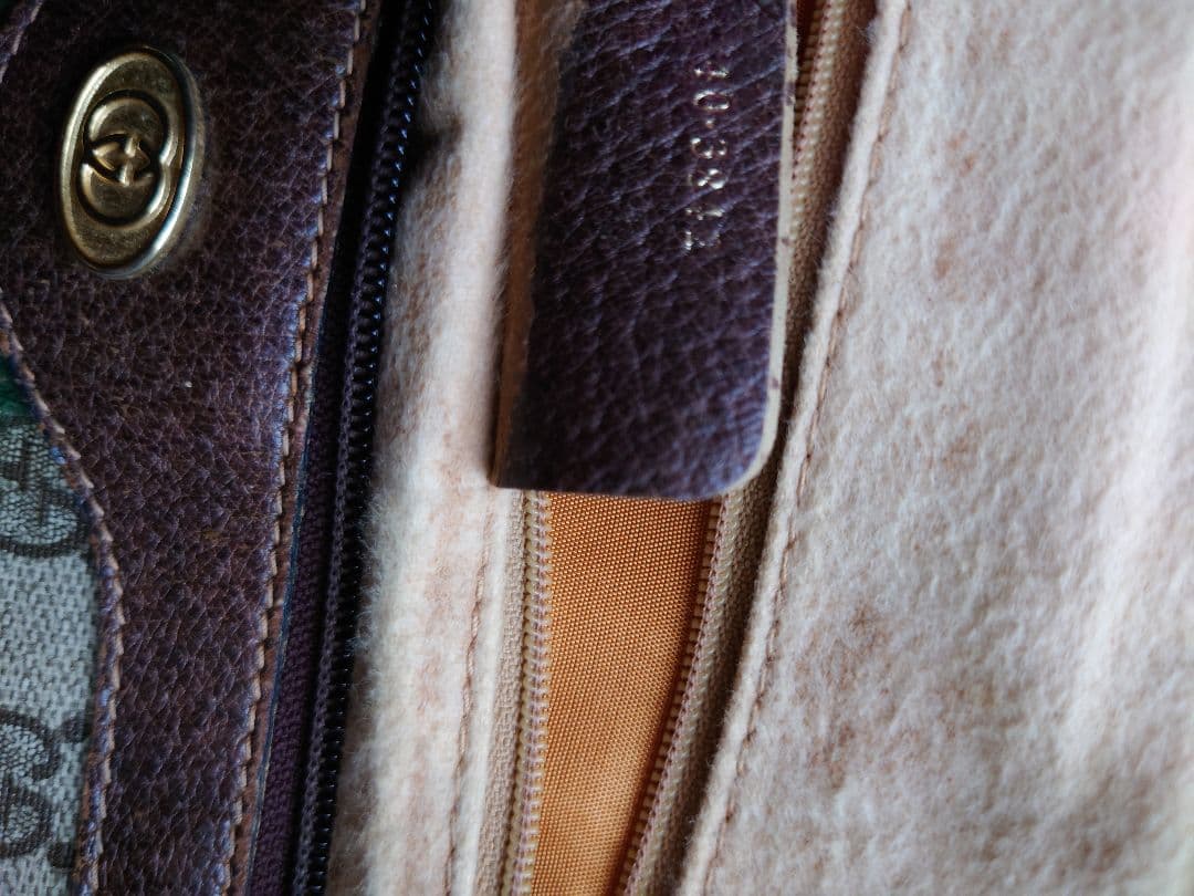 GUCCI ボストンバッグ ベージュ/ブラウン/グリーン/レッド