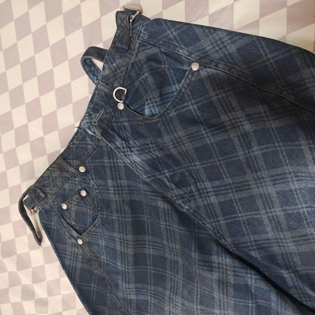 BADBLOOD 紺色 デニムパンツ XS
