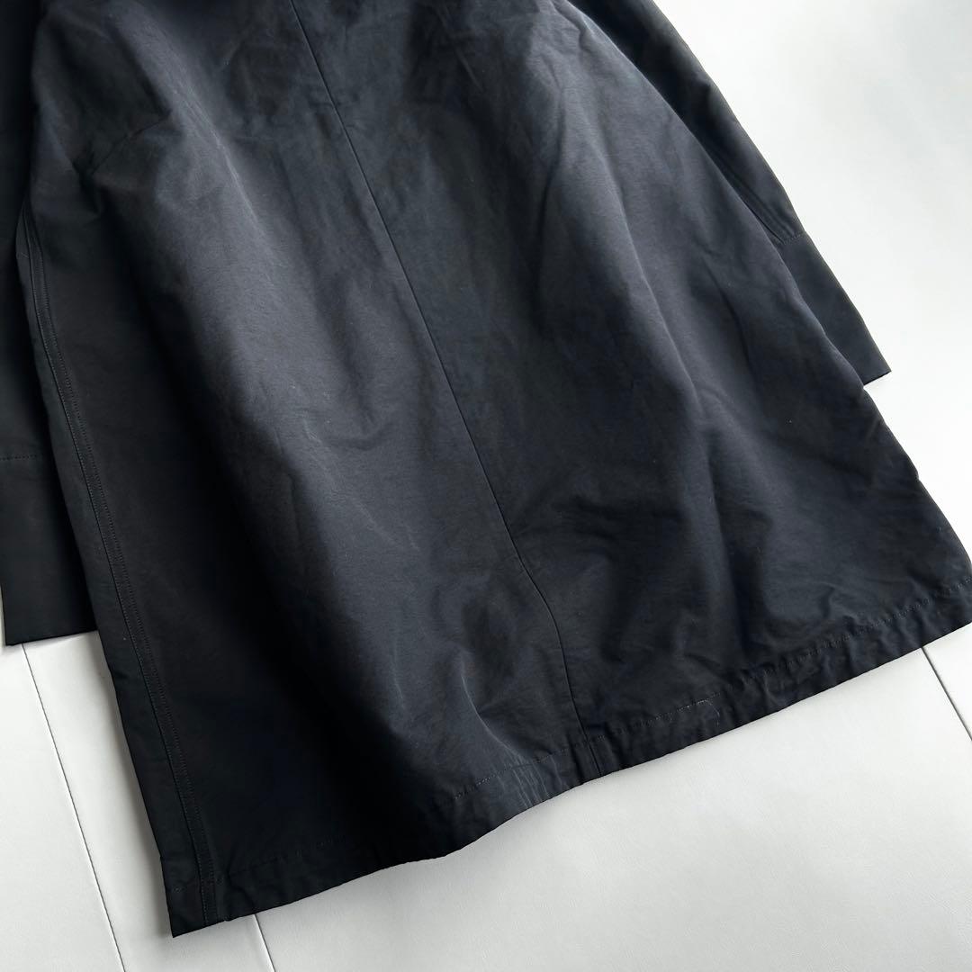 Spick & Span グログランフーディーコクーンコート 黒 36