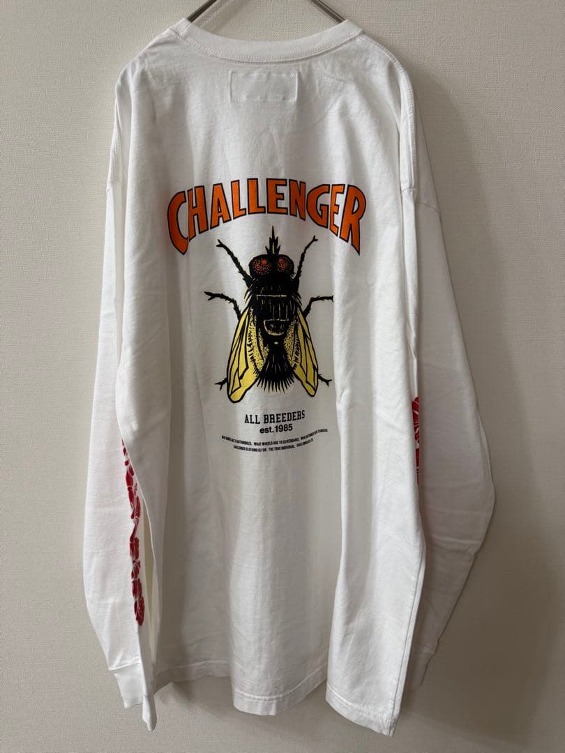 CHALLENGER 長袖 Tシャツ ハエデザイン　XXLサイズ　大きめ