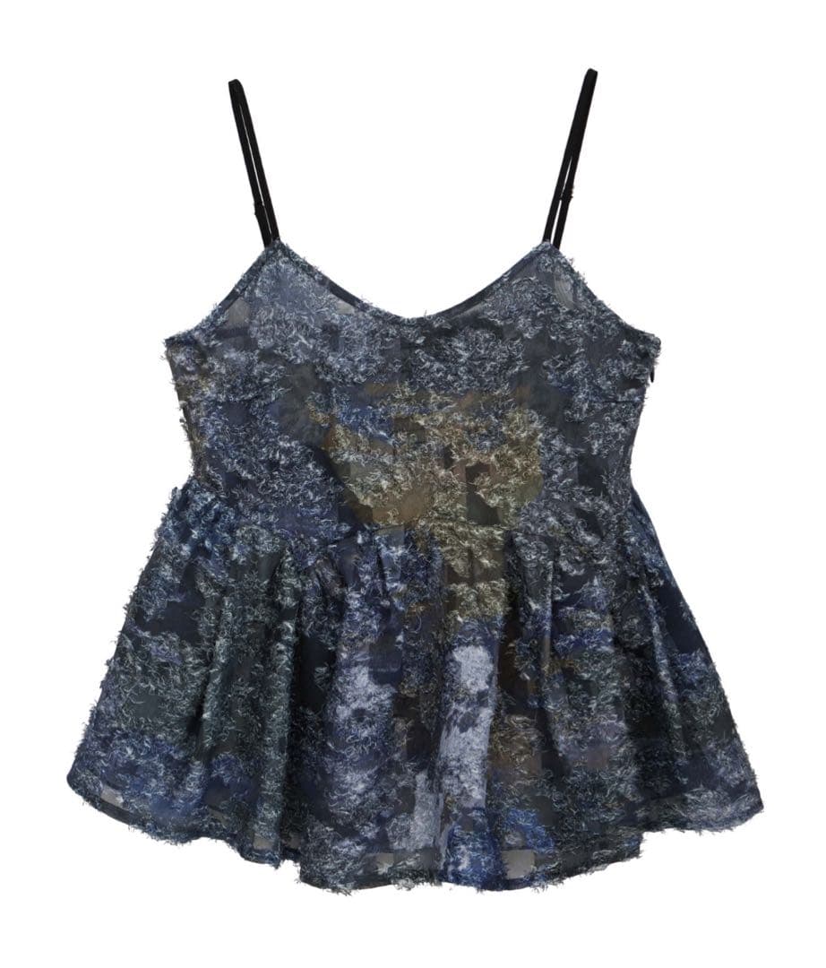 美品⭐︎AMERI⭐︎MEDI RACHEL FLUFFY ART CAMISOLE