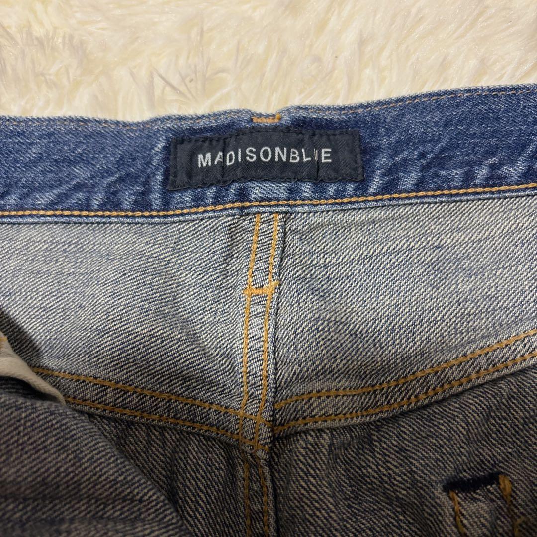 パンツ MADISONBLUE BOYS CRASHED TAPEREDPT DENIM