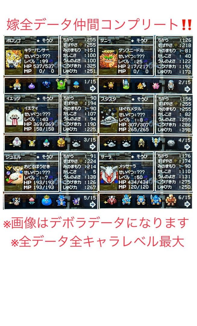 【嫁別セーブ・究極やり込み‼️】ドラゴンクエストV 天空の花嫁　3DS DS