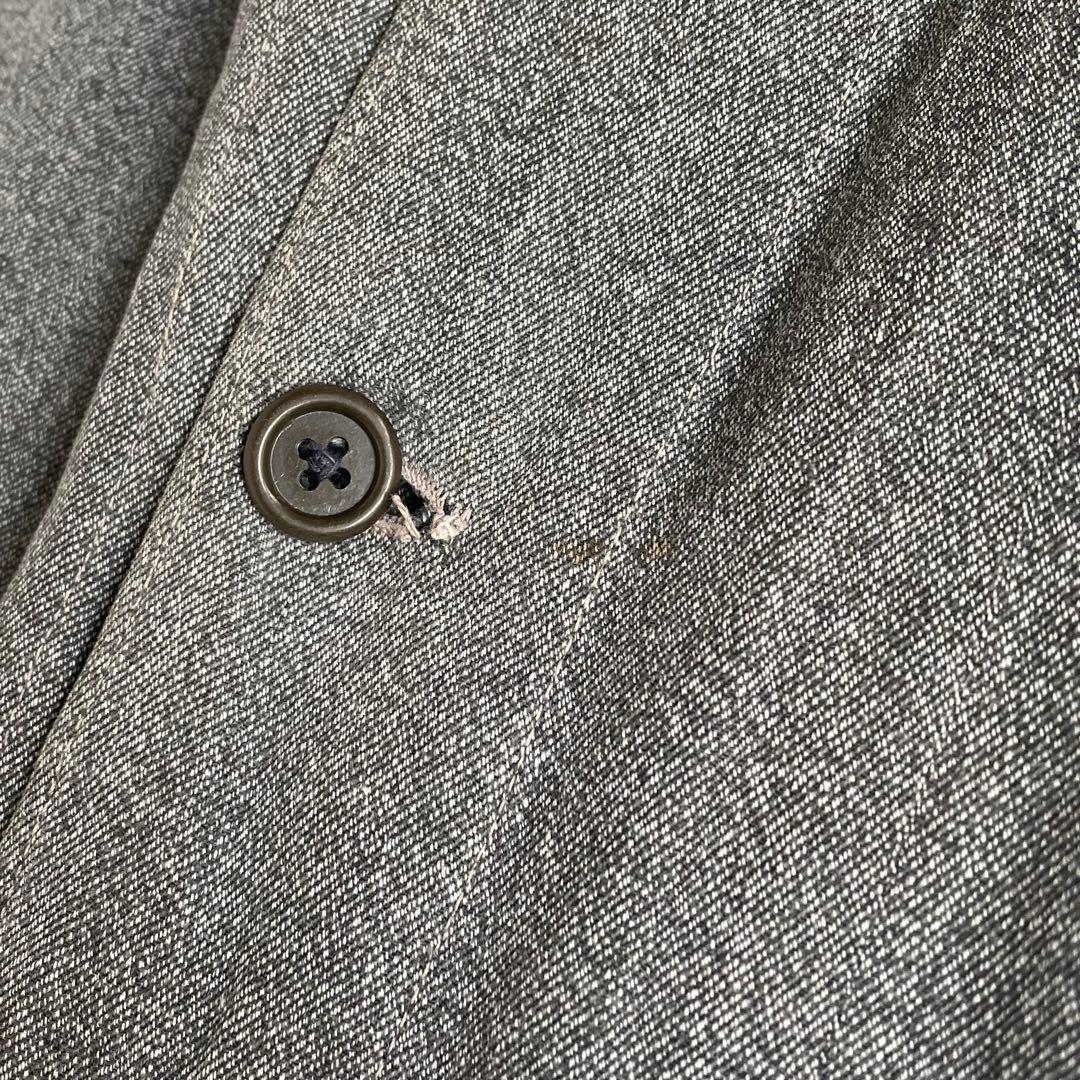 50s フレンチ ブラックシャンブレーコート ヴィンテージ ユーロ 古着