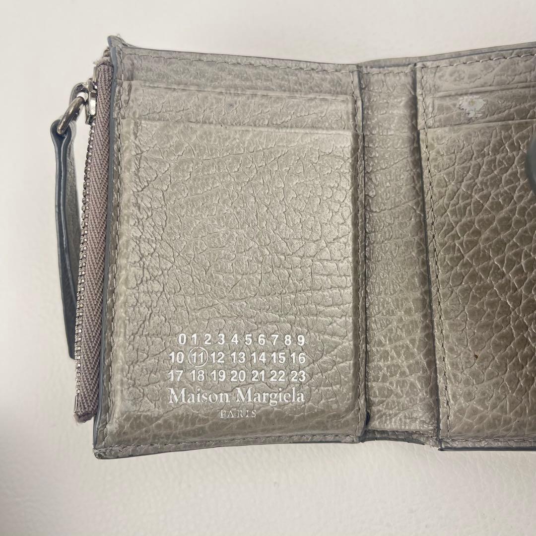 Maison Margiela 二つ折り財布 ステッチ コンパクト レザー