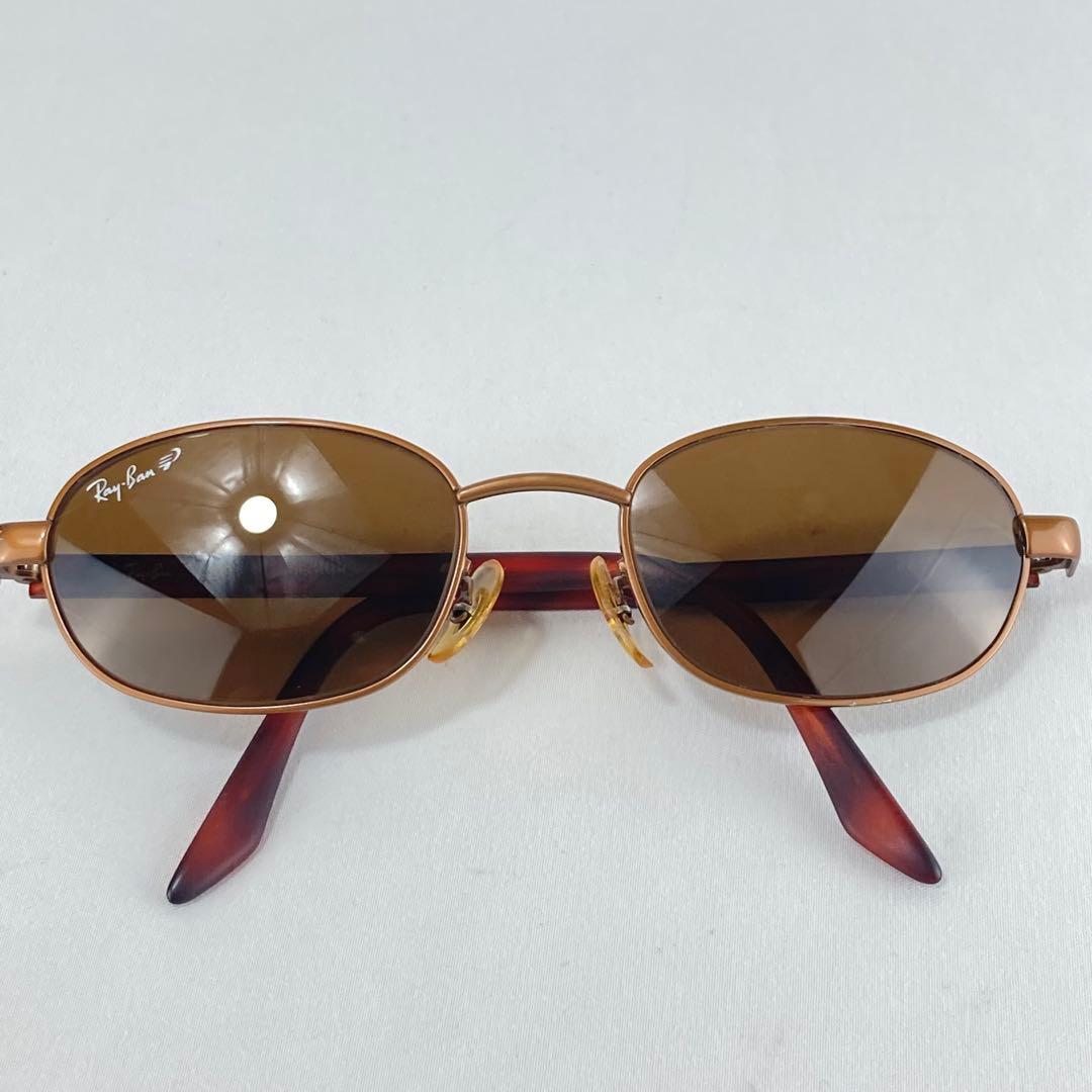 【美品】Ray-Ban レイバン　サングラス　オーバル　偏光レンズ RB3009