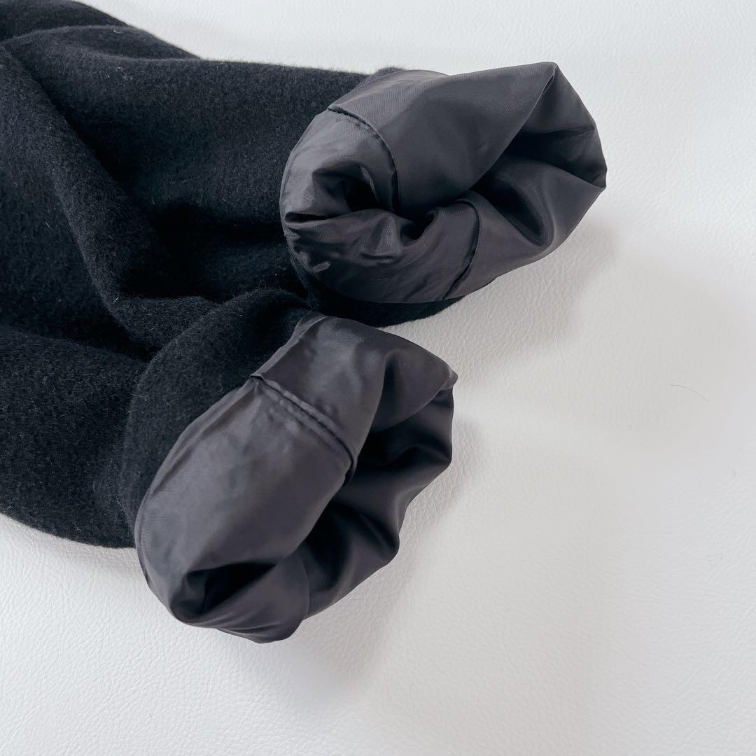 美品✨ナチュラルビューティベーシック　カシミヤ　アンゴラ　ノーカラーコート