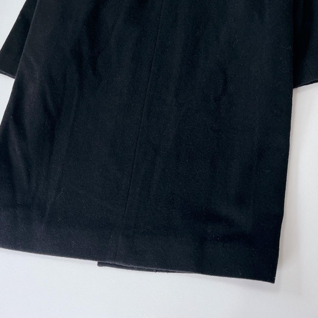 美品✨ナチュラルビューティベーシック　カシミヤ　アンゴラ　ノーカラーコート