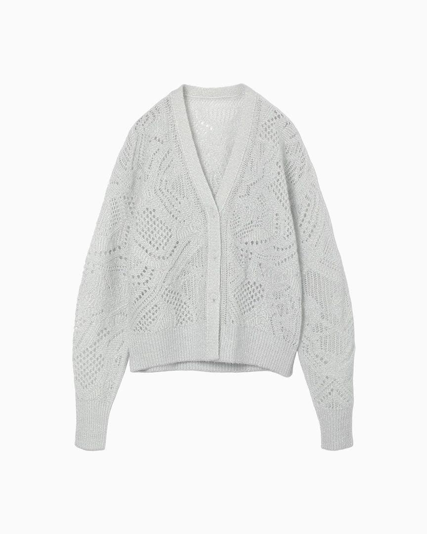 トップス mame kurogouchi Shimmering Knit Cardigan