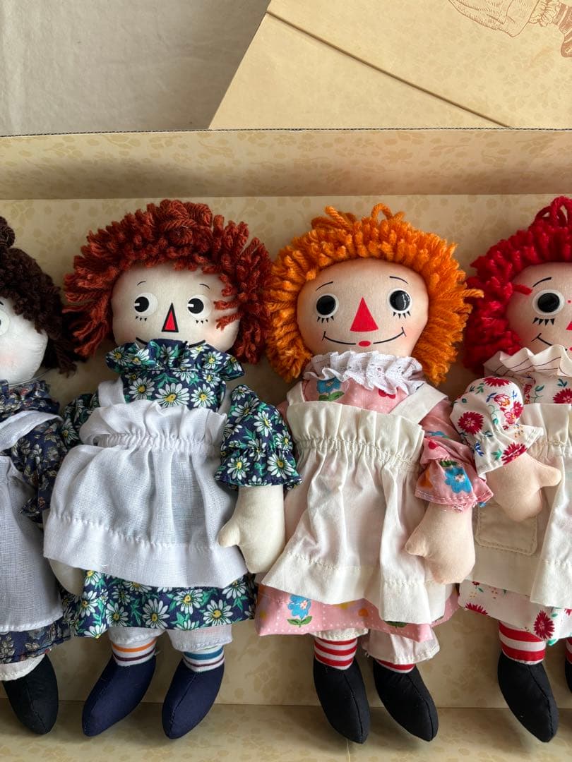 Raggedy Ann 5体セット