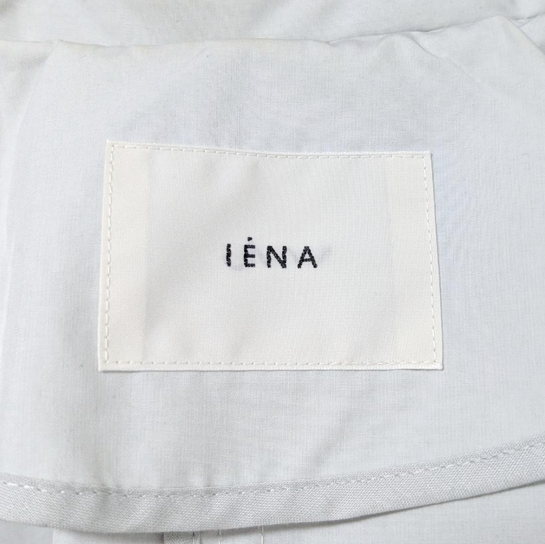 IENA Peポプリンオーバーショートコート グレー 36サイズ