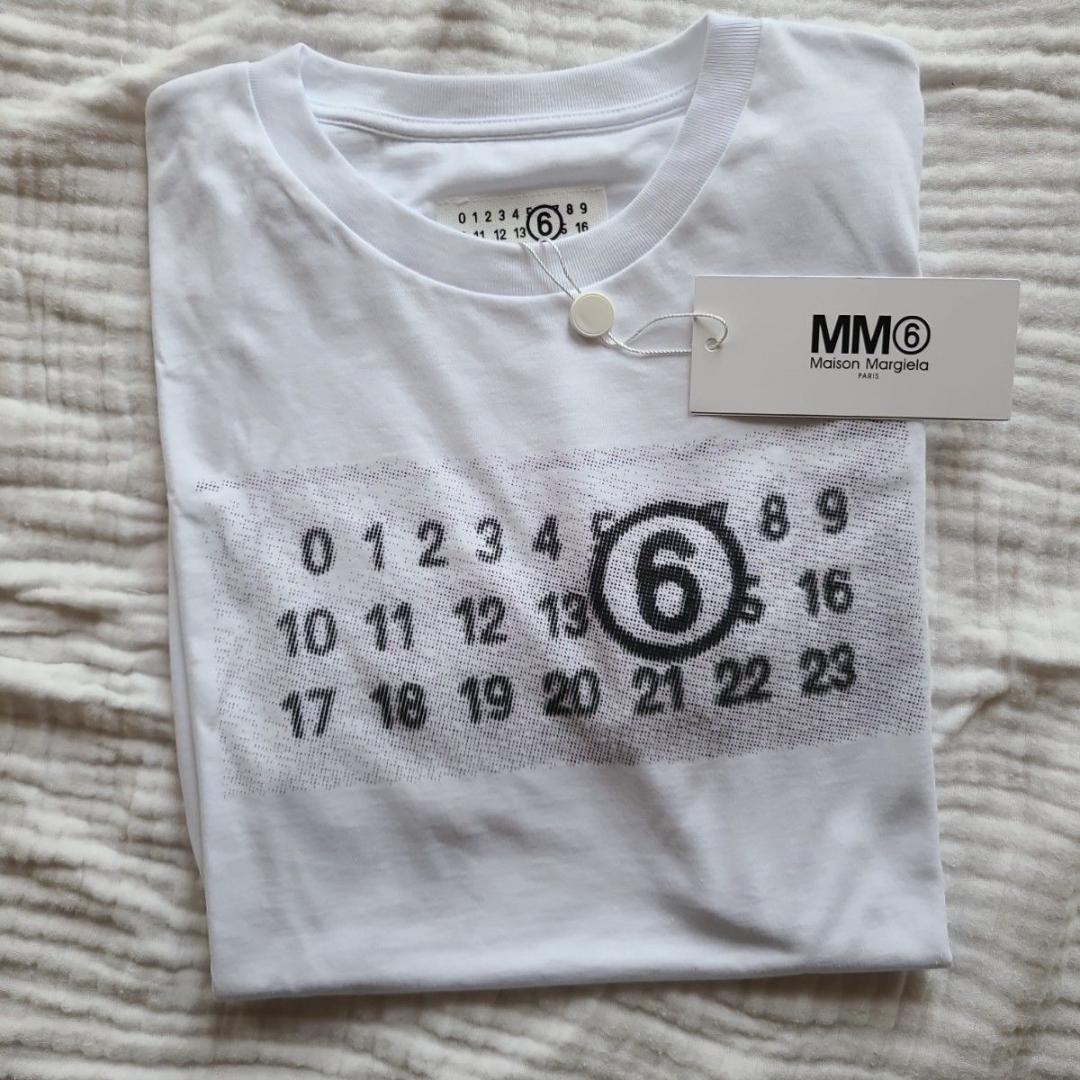 人気★MM6 MAISON MARGIELA　ホワイト Tシャツ　16Y Ｌ相当