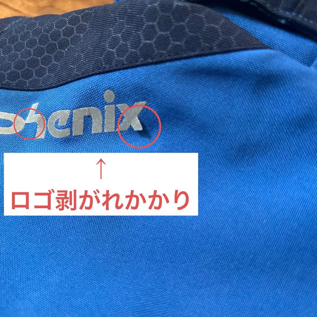 Phenix キッズ スキーウェア 青 赤 フード付き 90 100 110