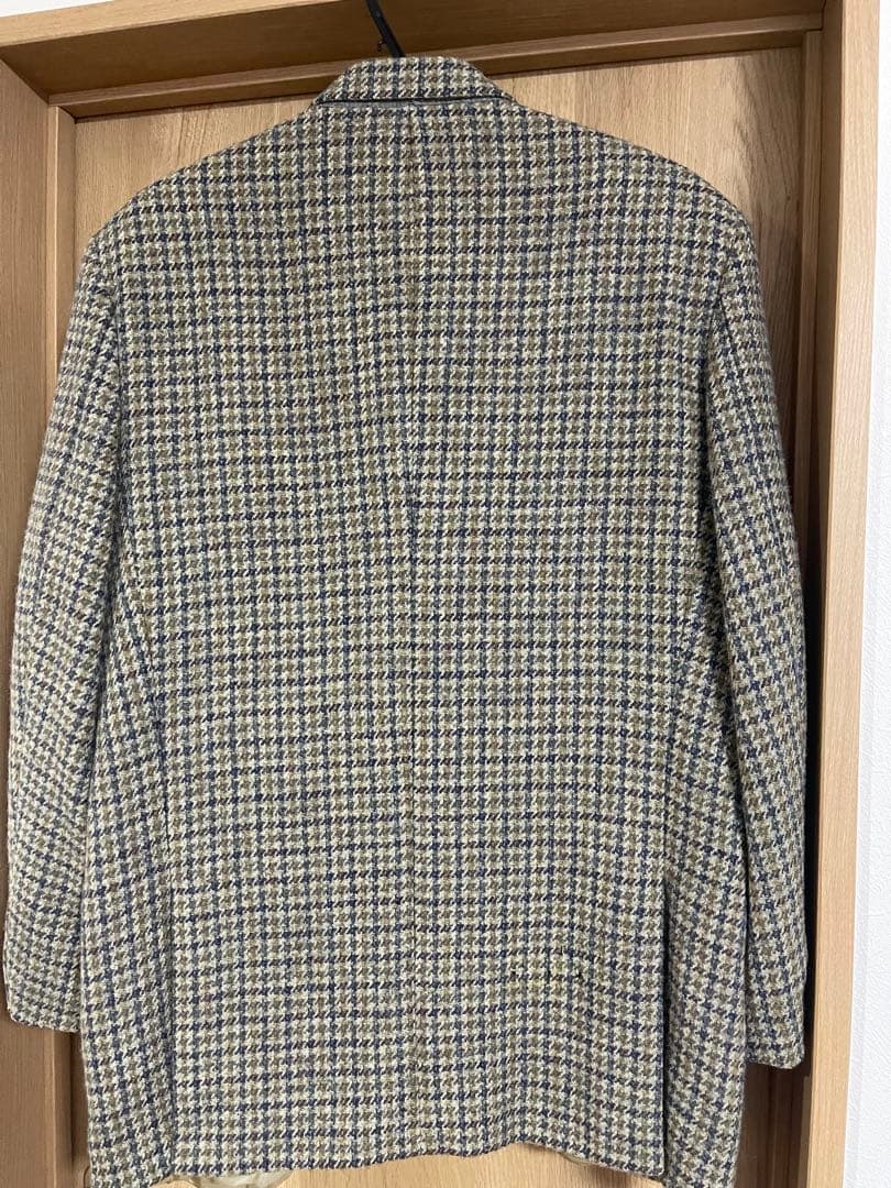 Harris Tweed チェック柄 テーラードジャケット