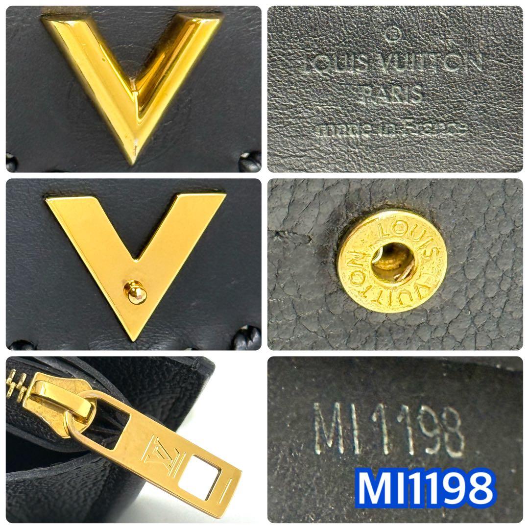 使用わずか❣️ルイヴィトン モノグラム ヴェリー ブラック 長財布 P95