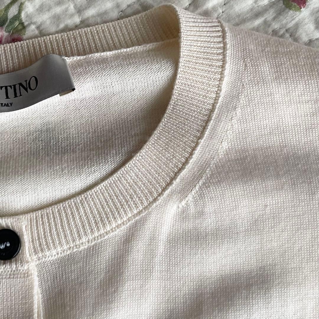 VALENTINO ヴァレンティノ　レース切替 カーディガン