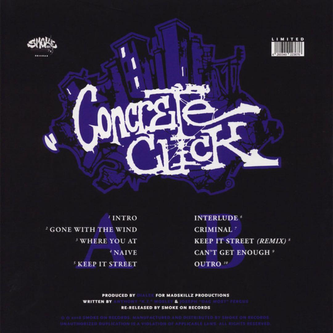 CONCRETE CLICK　LYRICAL TERRORISM EP レコード