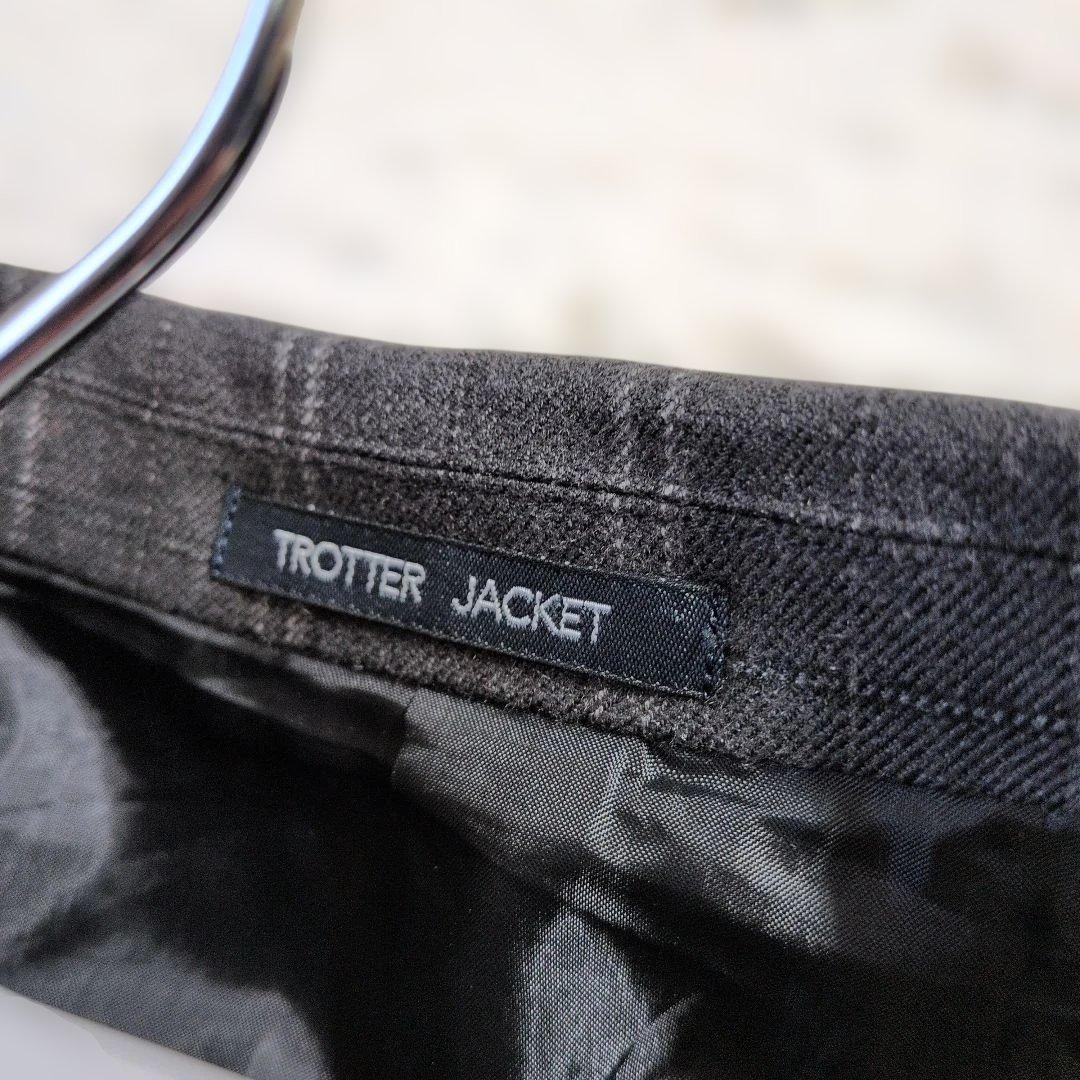 マッキントッシュフィロソフィー トロッター グレー チェック 38R 美品
