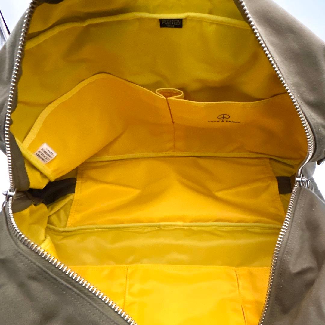 ✨極美品✨ PORTER ポーター 2WAY ボストンバッグ カーキ 廃盤希少