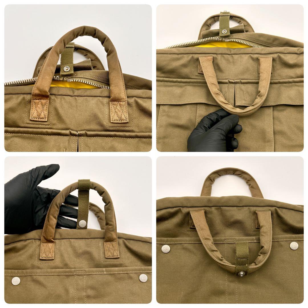 ✨極美品✨ PORTER ポーター 2WAY ボストンバッグ カーキ 廃盤希少