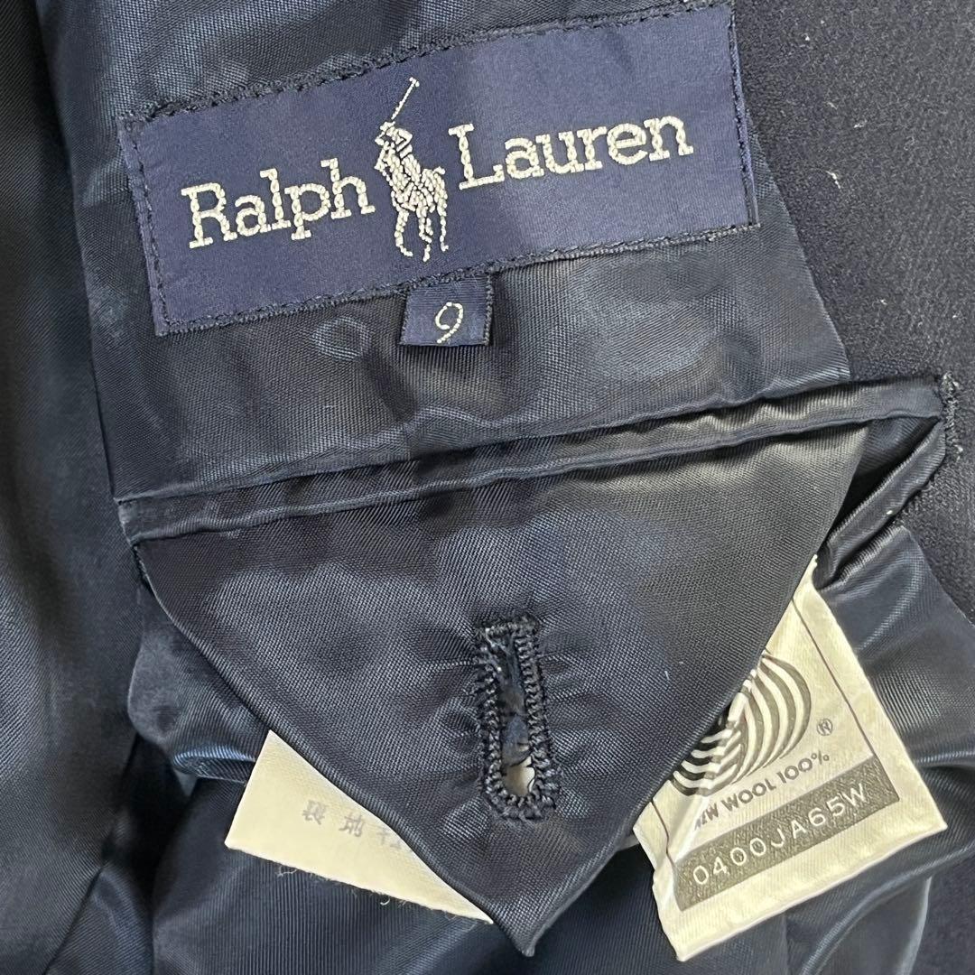 Ralph Lauren 紺ブレ 金ボタン テーラードジャケット 9号 Mサイズ