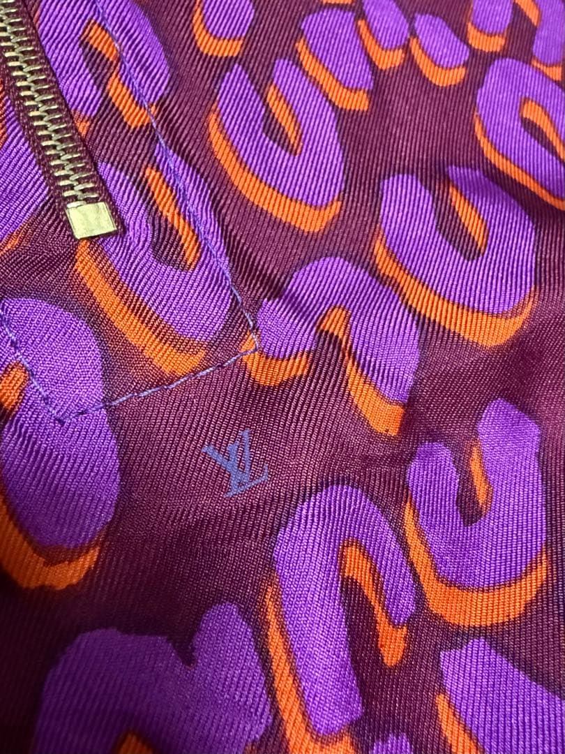 美品　Louis Vuitton ヒョウ柄　シルク100% ロゴ金具　ワンピース