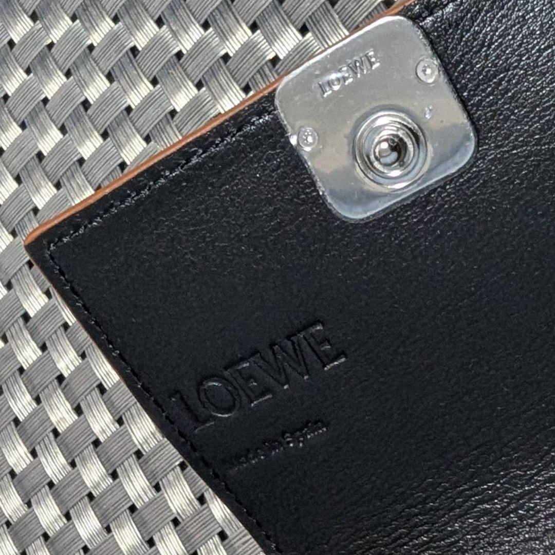 LOEWE　ロエベ　名刺入れ　アナグラムビジネスカードホルダー　ブラック