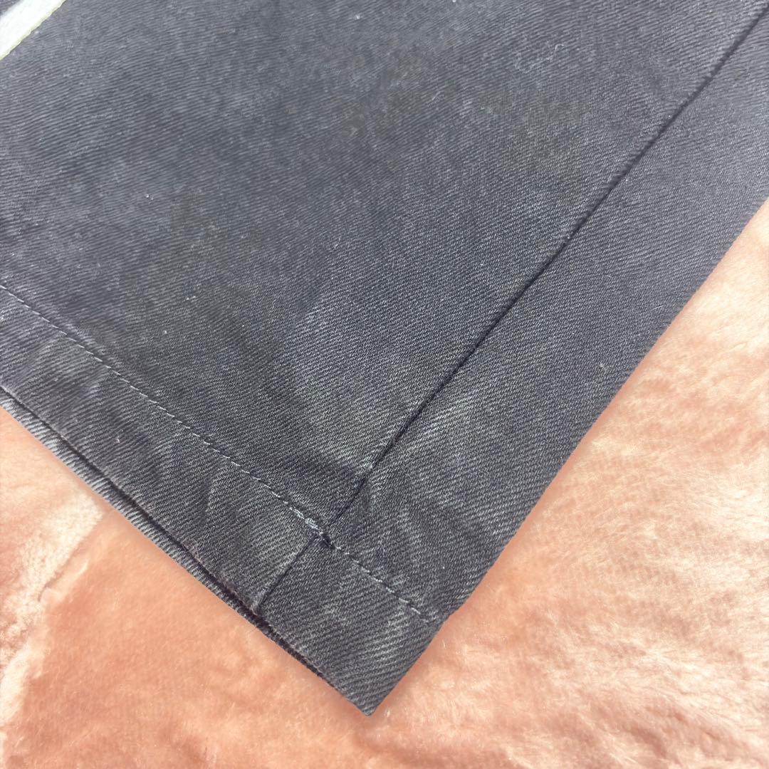 REFLEM ダブルライン カーゴデニムパンツ Mサイズ レフレム 黒 ブラック